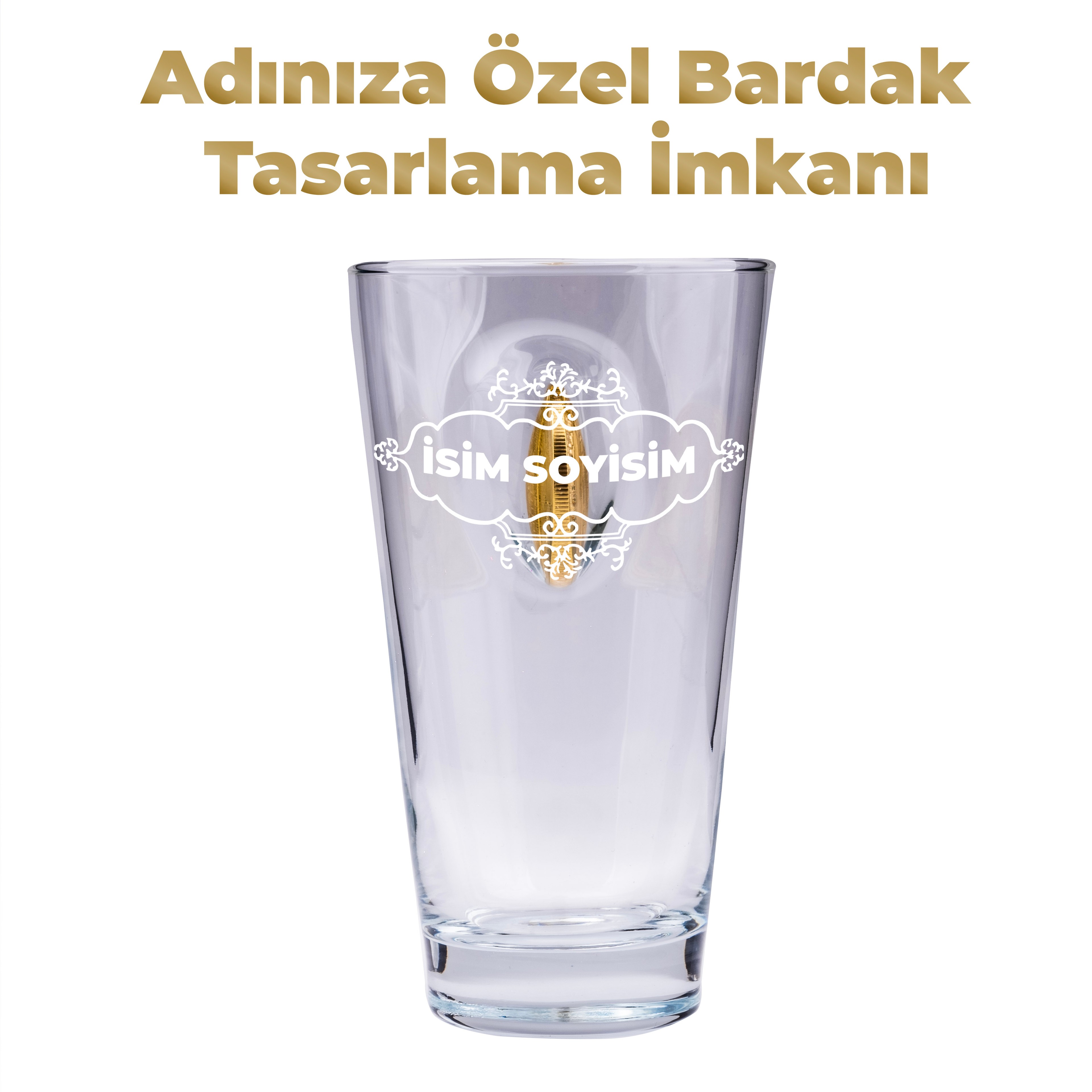 Bitcoin Madeni Para Hediyelik Özel Bira Bardağı 455cc