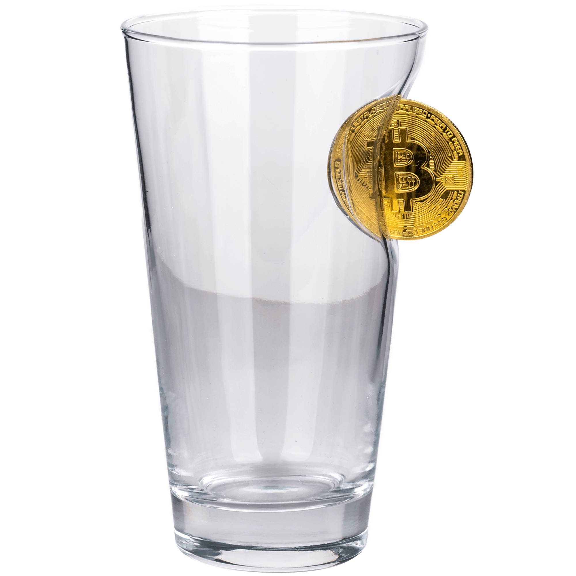 Bitcoin Madeni Para Hediyelik Özel Bira Bardağı 465cc