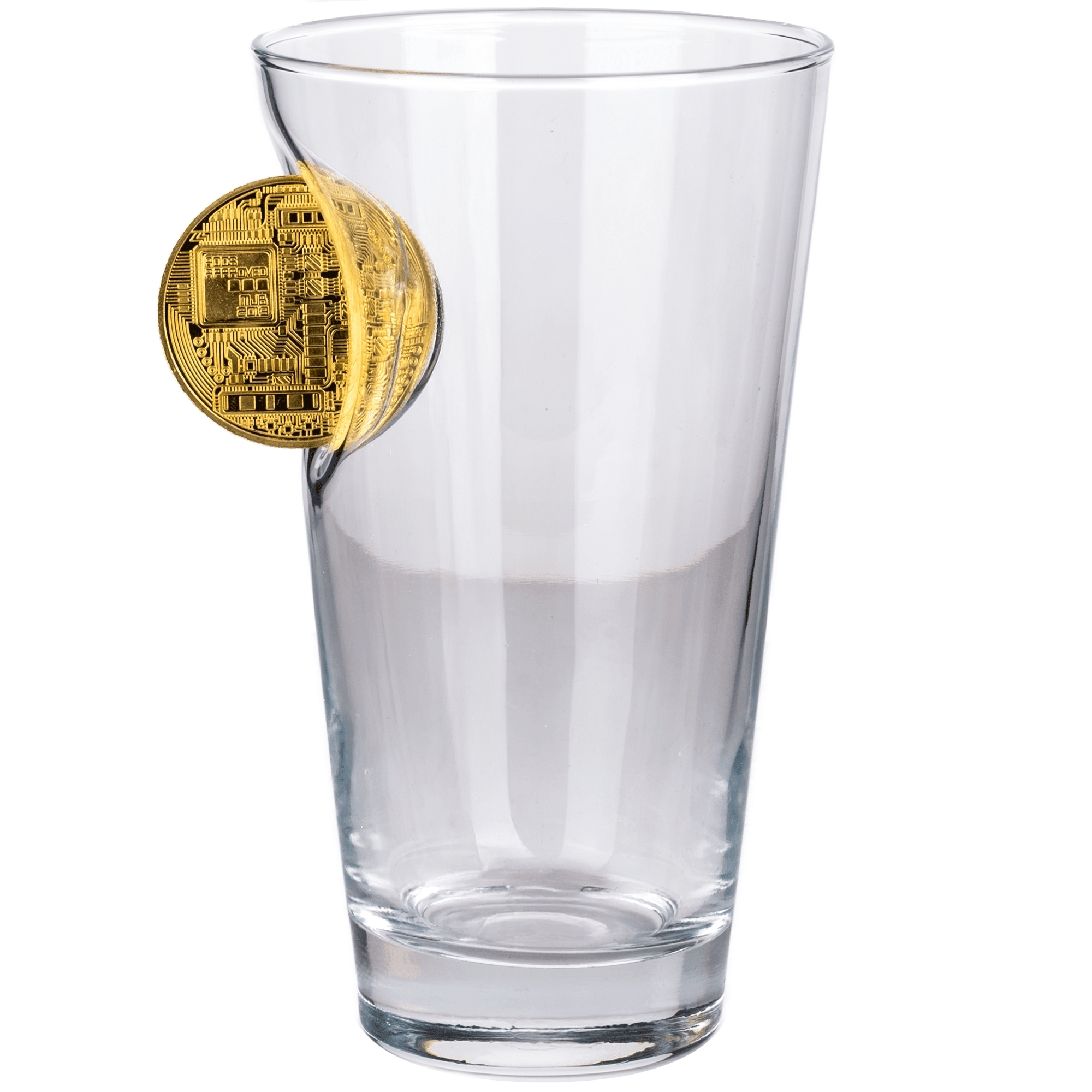Bitcoin Madeni Para Hediyelik Özel Bira Bardağı 465cc