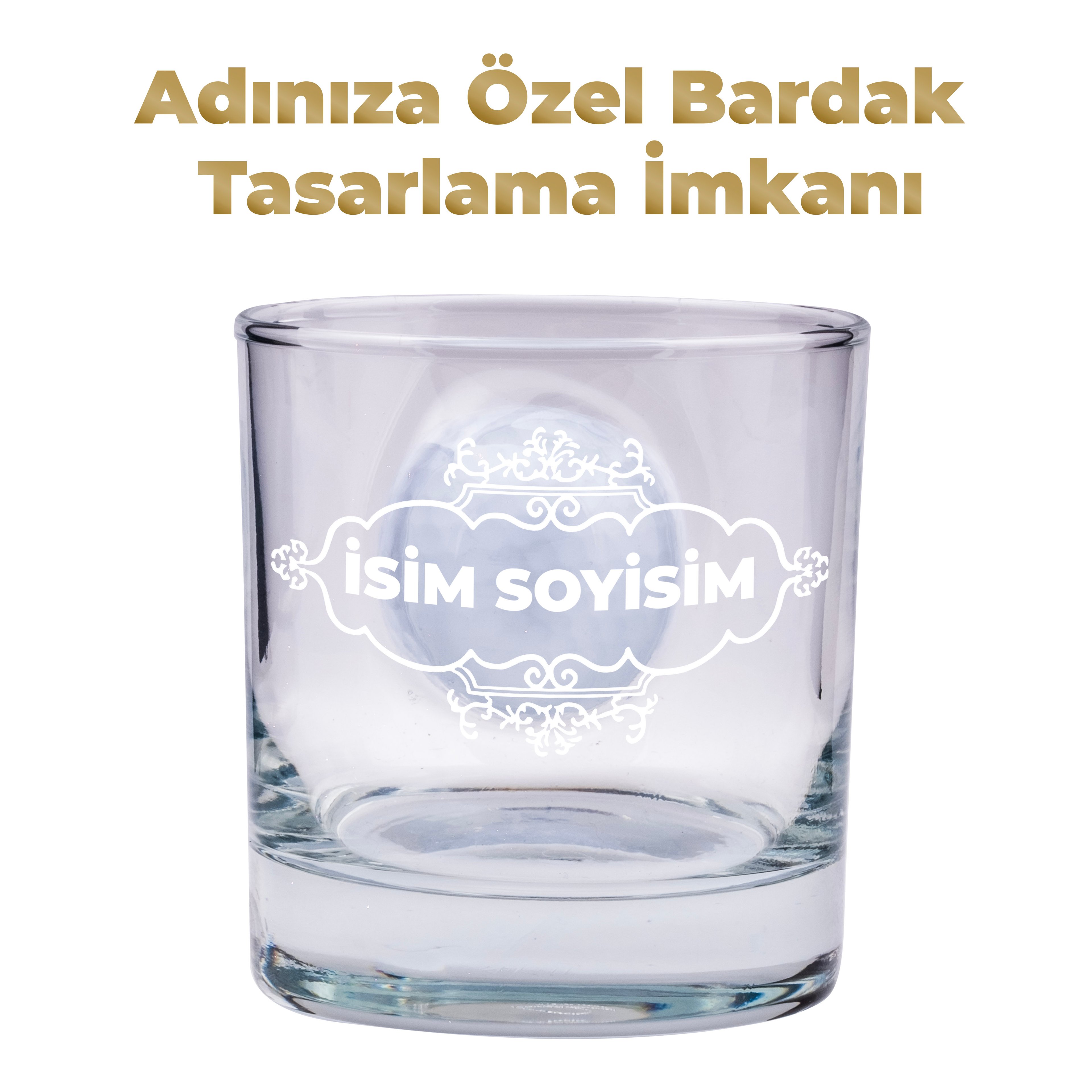 Gerçek Golf Toplu Özel Hediye Viski Bardağı 300cc
