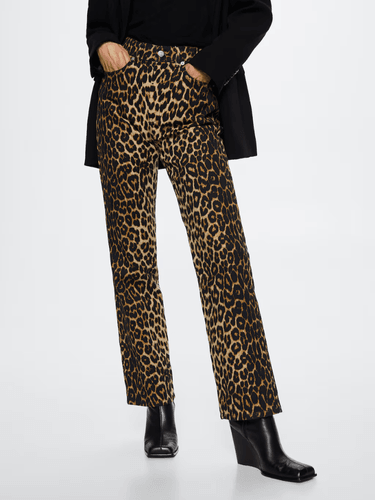Leopar pantolon kombin önerileri