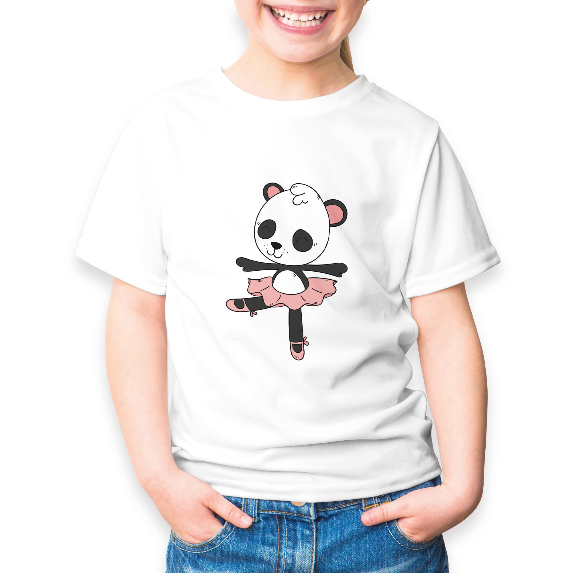 Sevimli Panda Çocuk Tişört