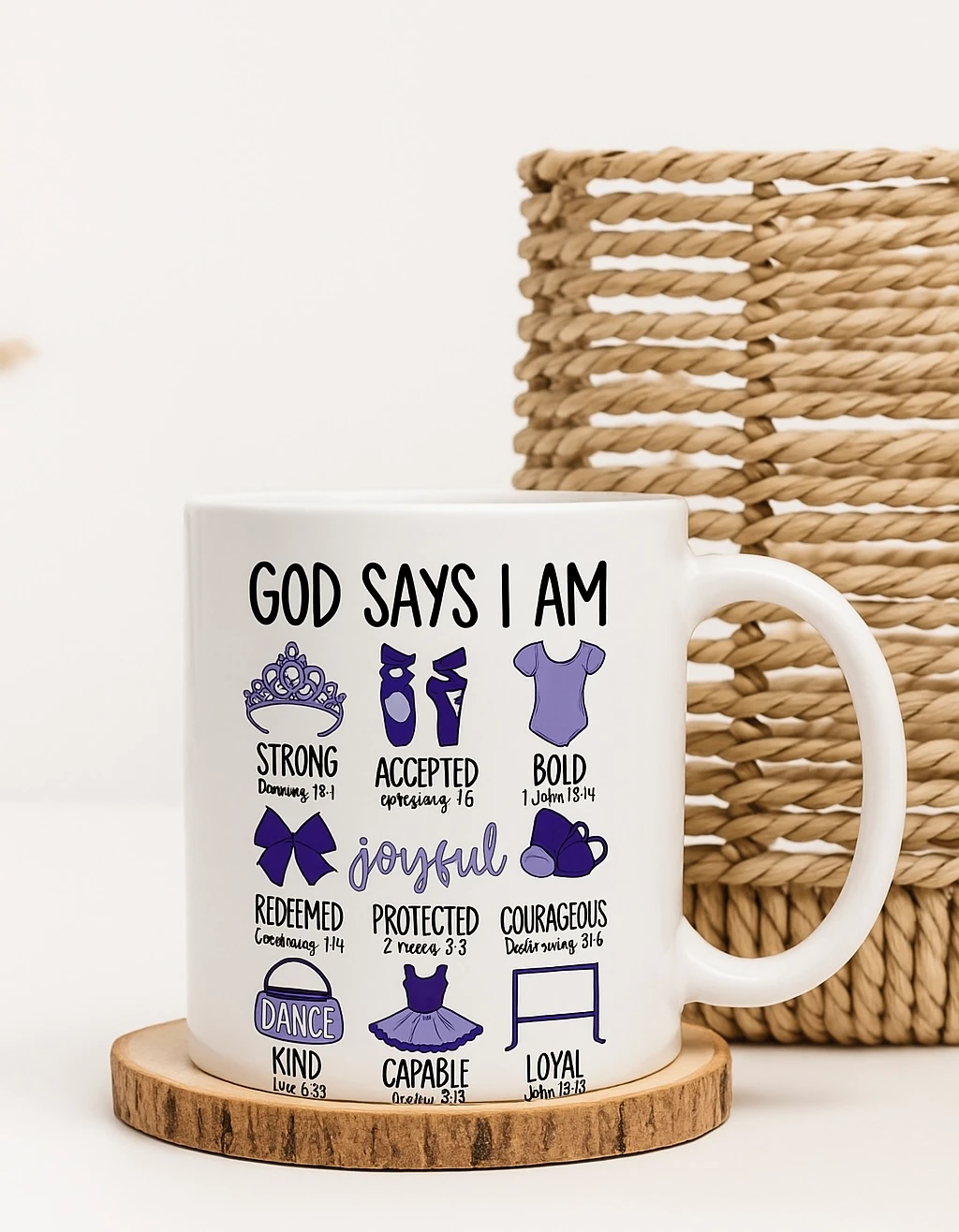 God Says I Am Temalı Kupa Bardak