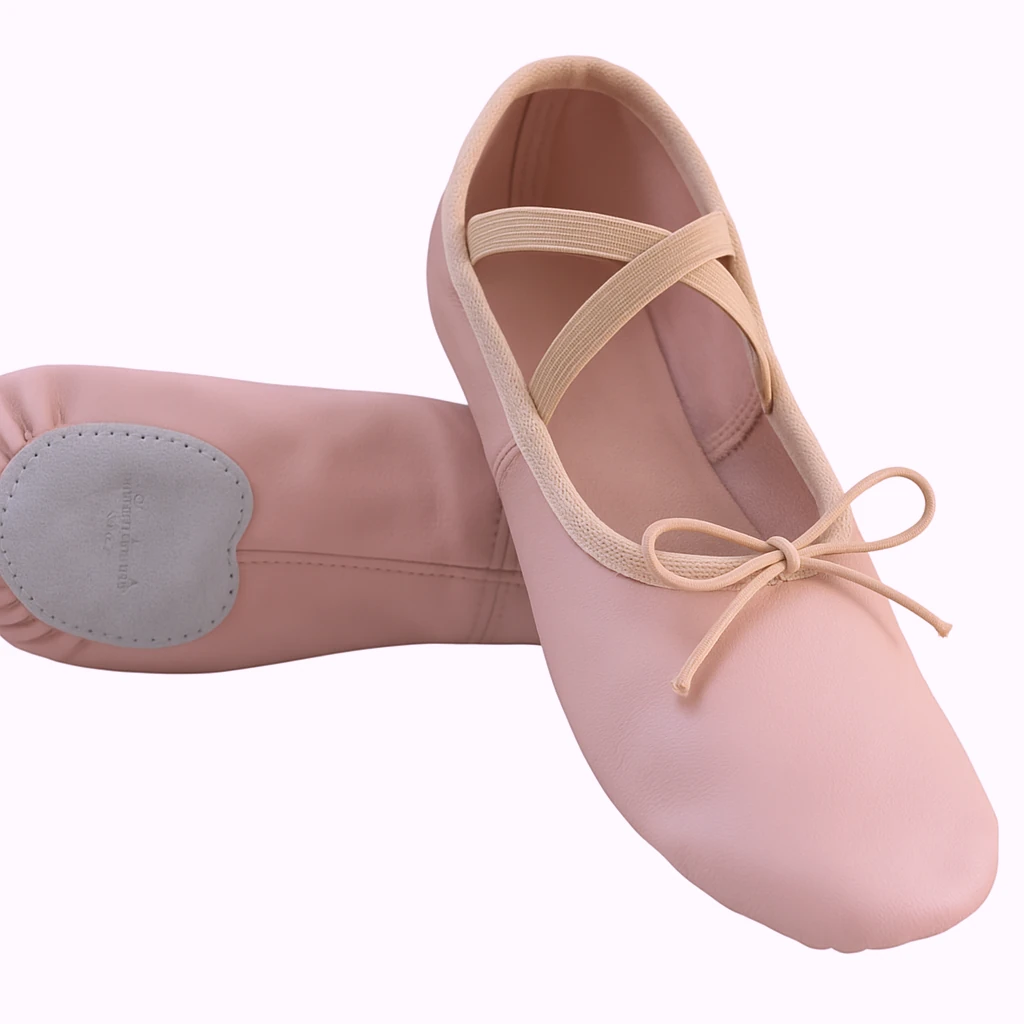 Pembe Deri Bale Patiği-Çift Taban