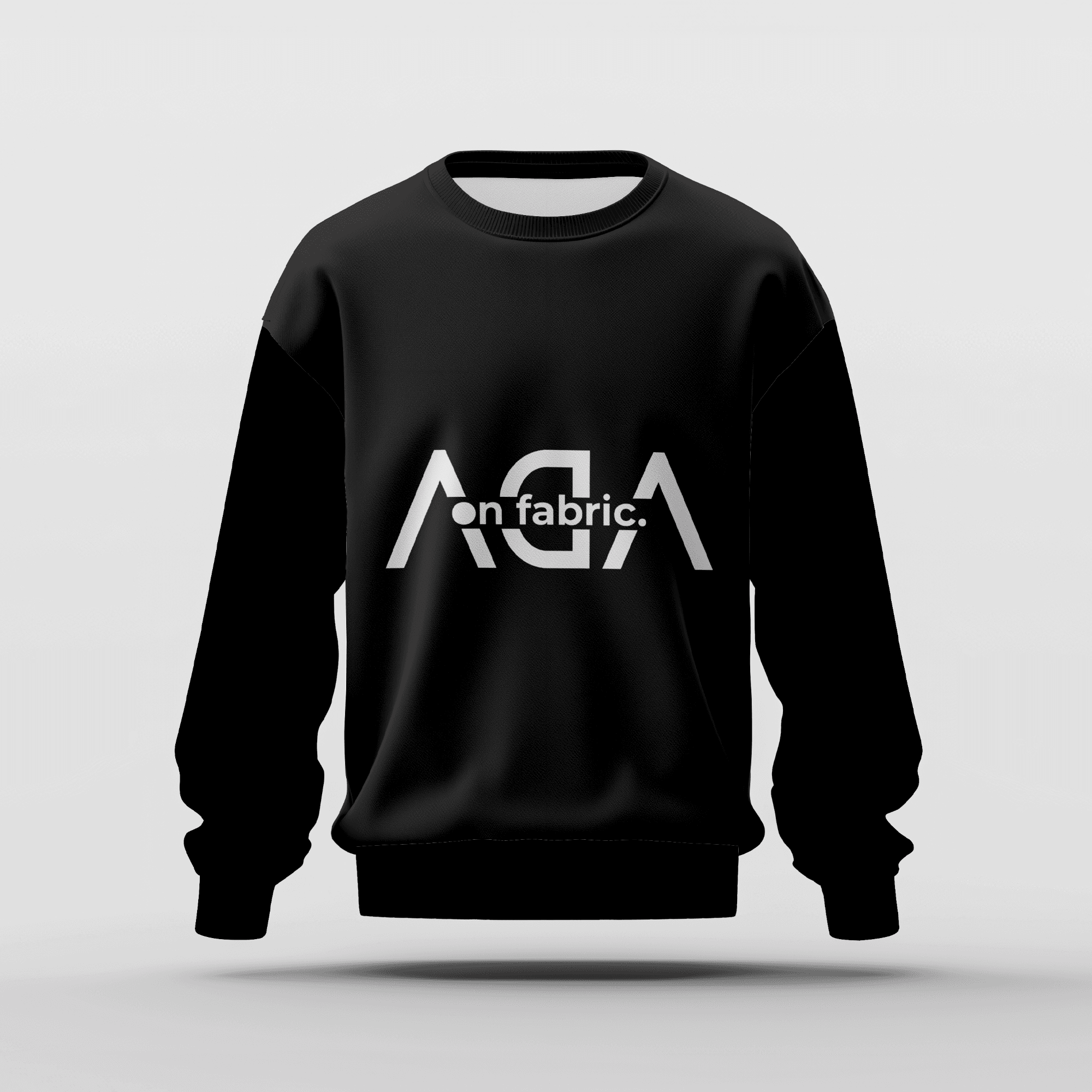 Siyah Tasarlanabilir Basic Sweatshirt 
