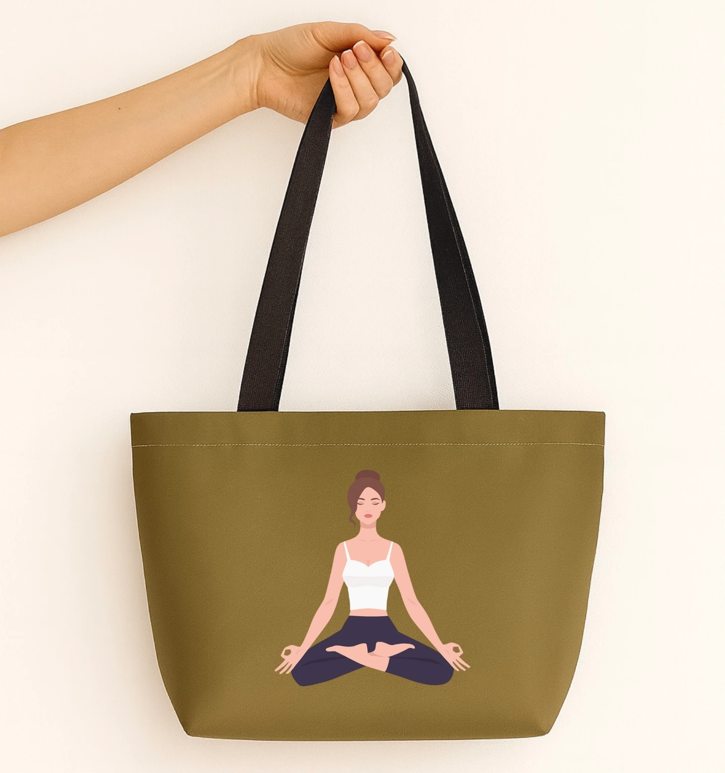 Yoga Tasarım-2 Mat Saten Çanta