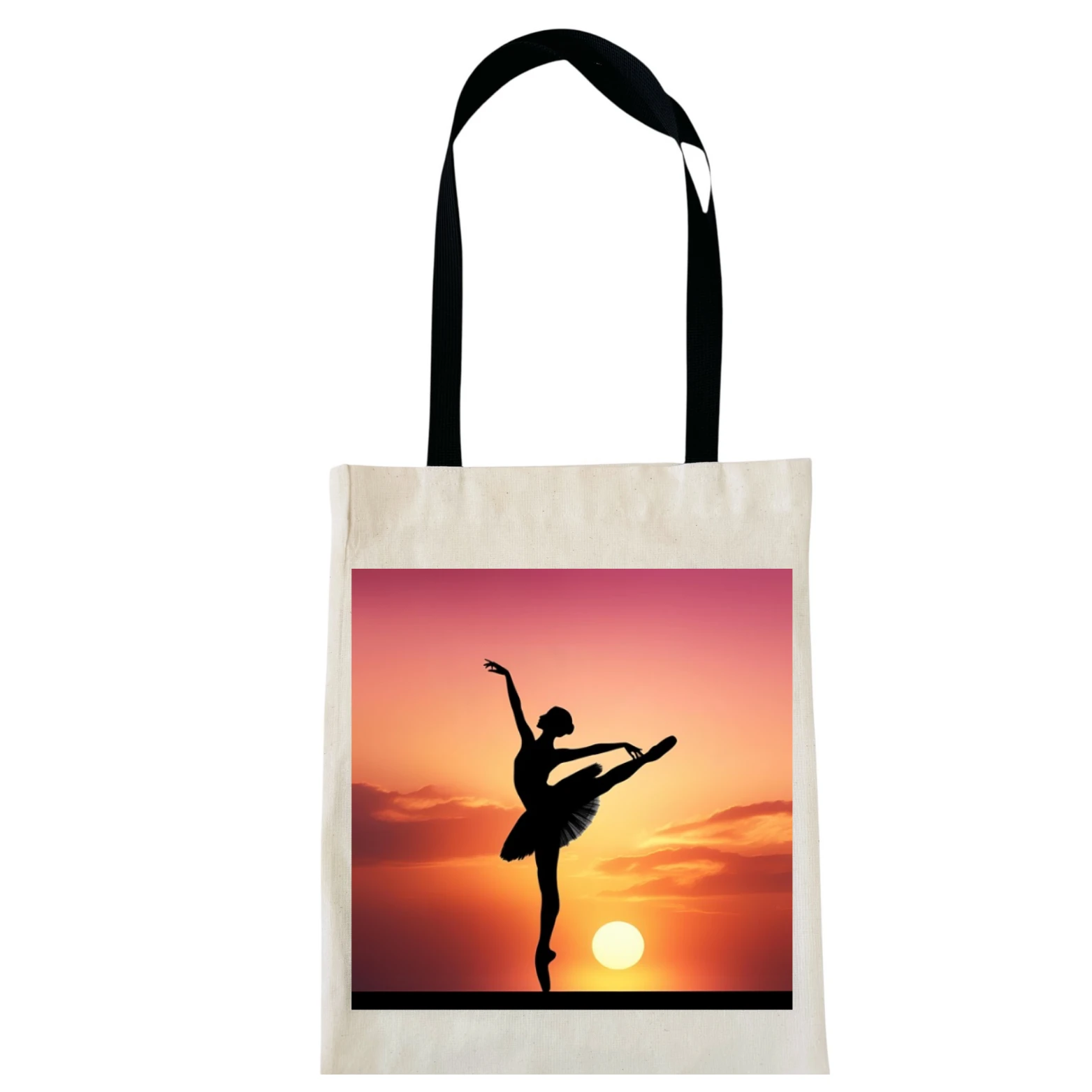 La Bayadere Balerin Silüet Koton Çanta