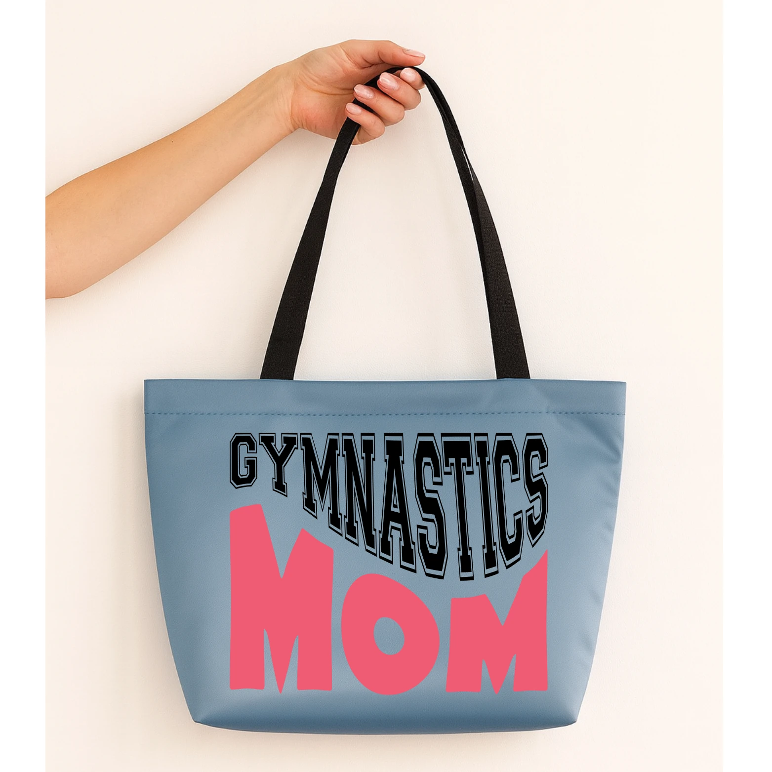 Gymnastics Mom Tasarım Mat Saten Çanta