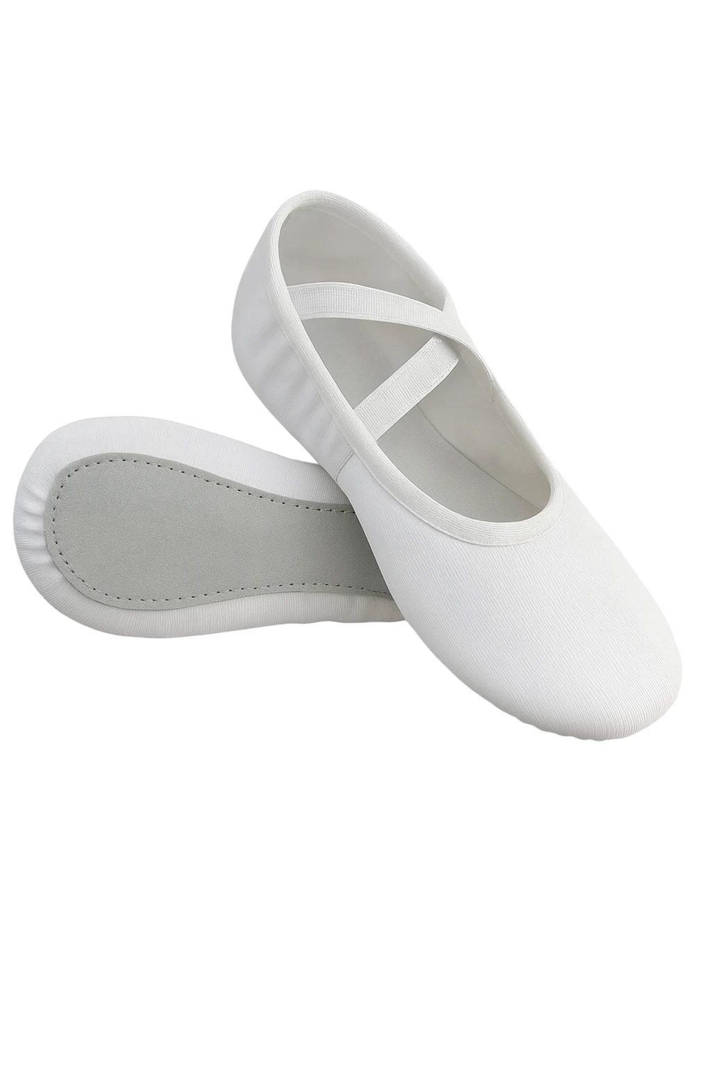 Beyaz Süper Comfort Canvas Bale Patiği-Tek Taban