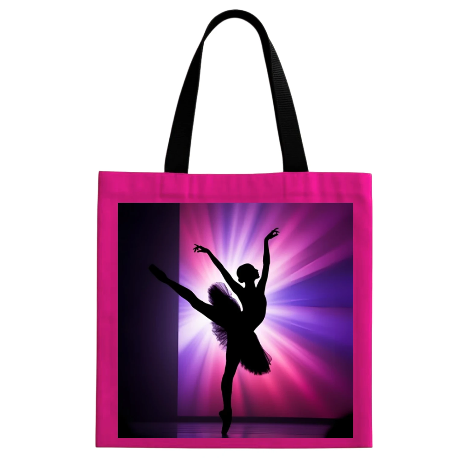 Veloura Balerin Silüet Koton Çanta