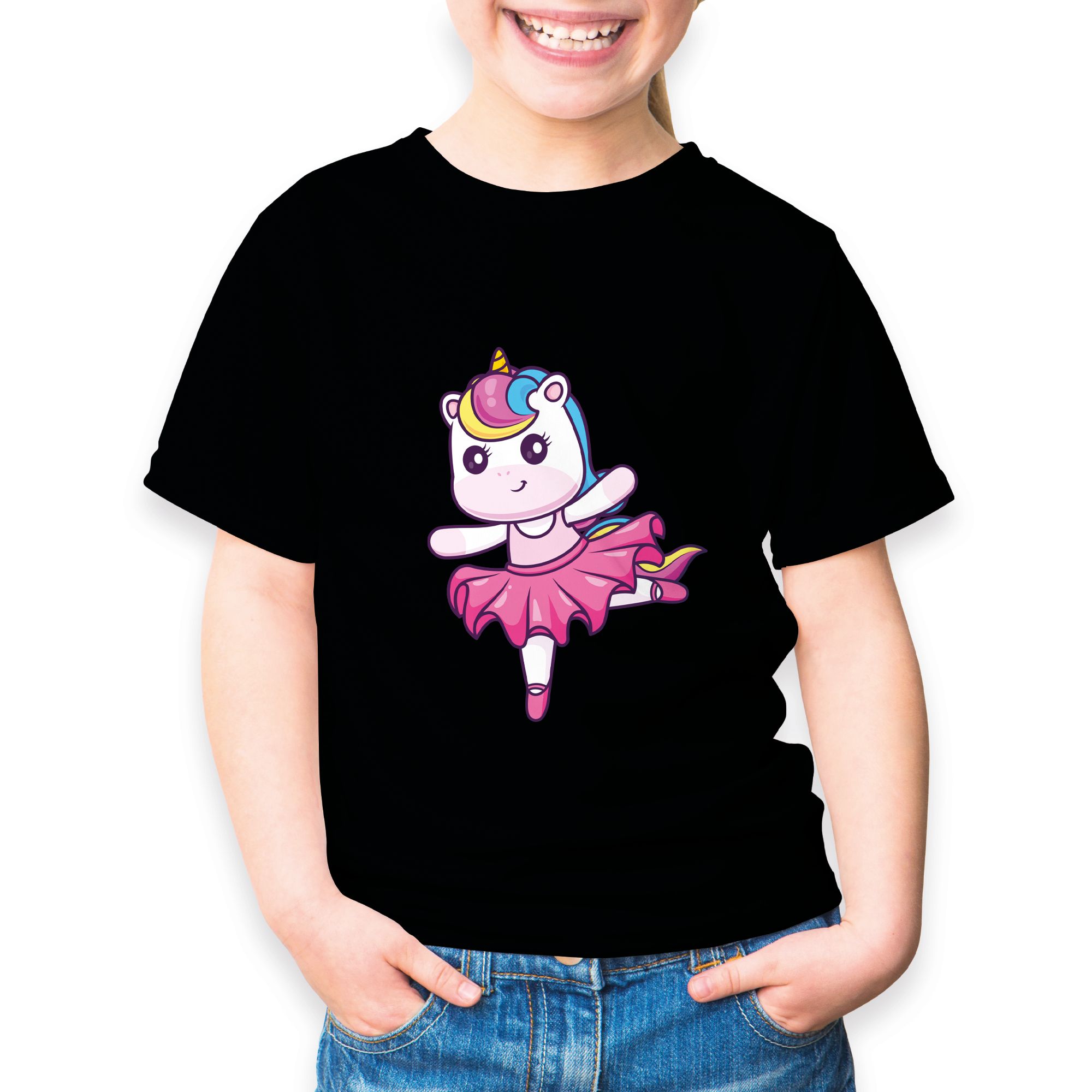 Unicorn Ballerin Çocuk Tişört