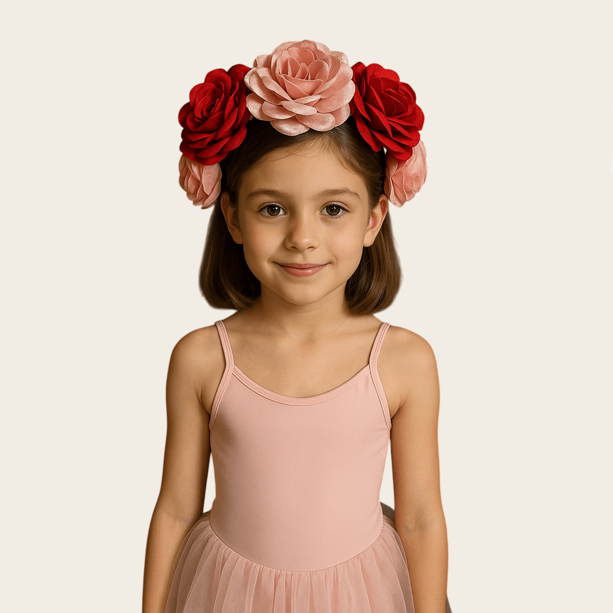 Rose Crown – Kırmızı & Pembe Gül Tacı