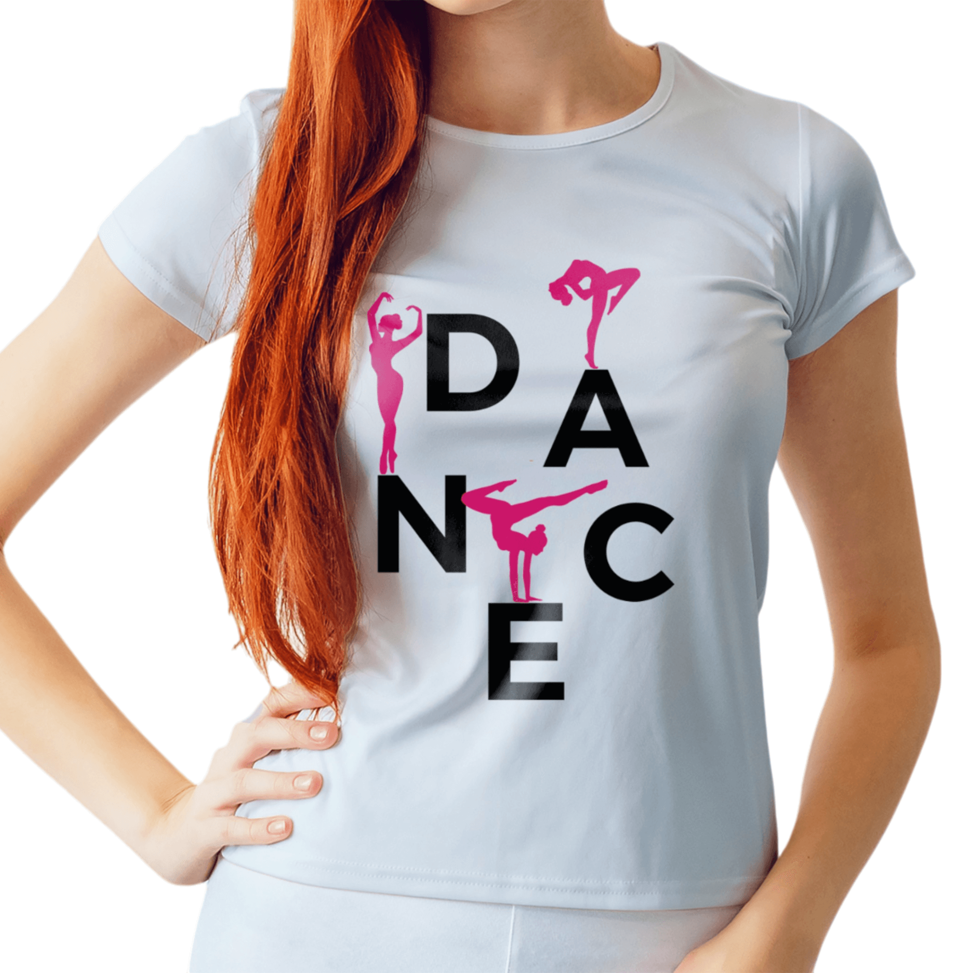 Dance Temalı Regular Kalıp Kadın Tişört