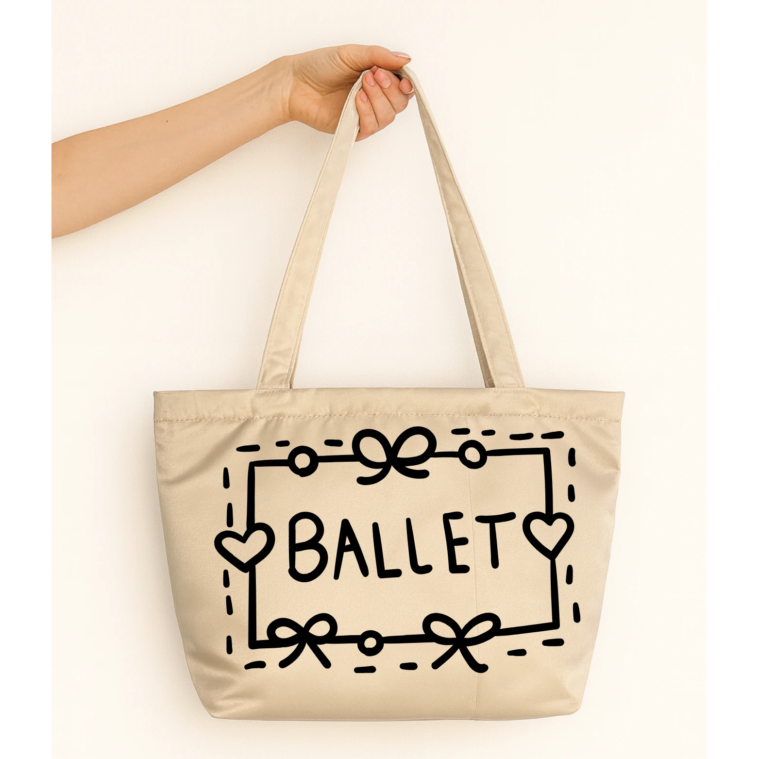 Ballet Amour Tasarım Mat Saten Çanta