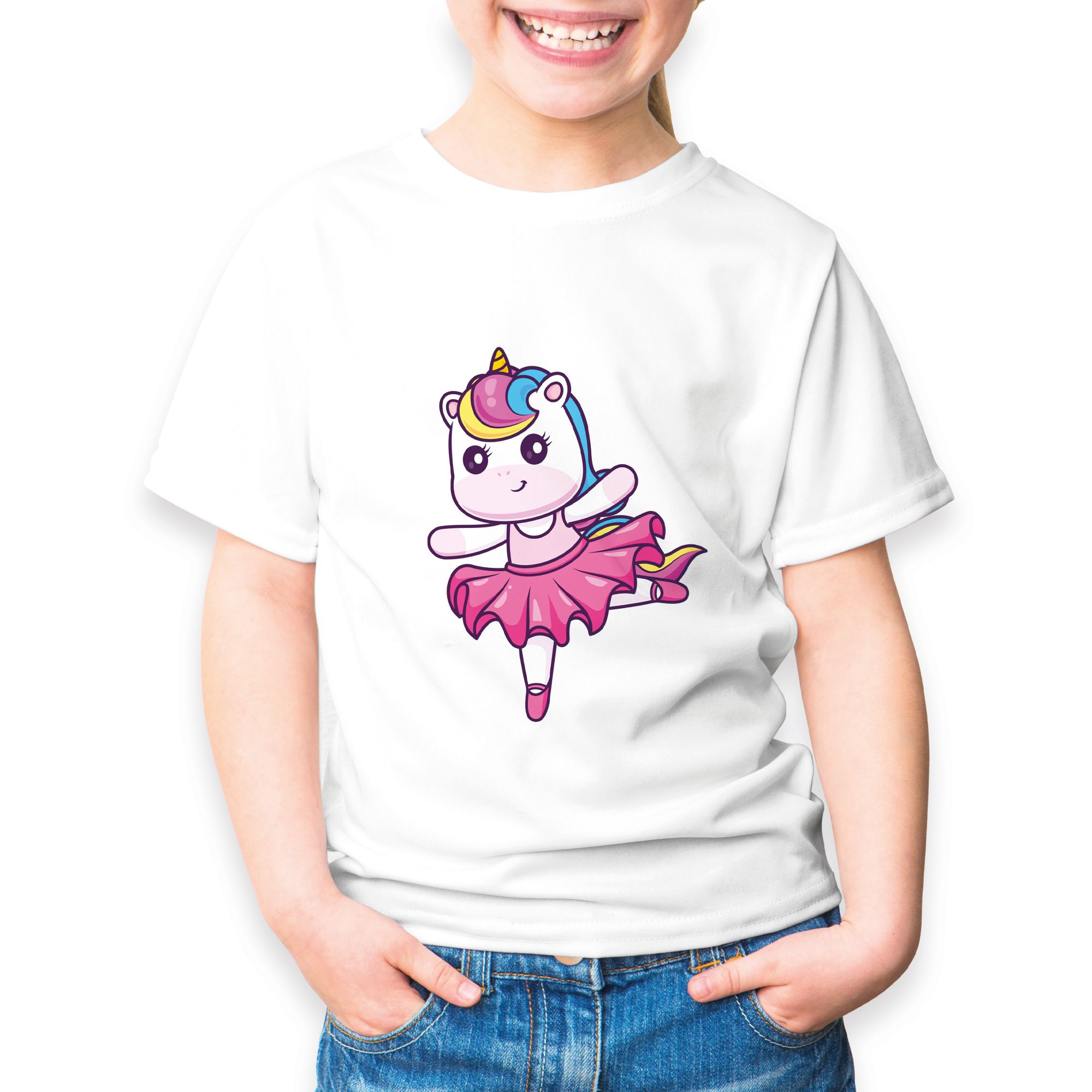 Unicorn Ballerin Çocuk Tişört