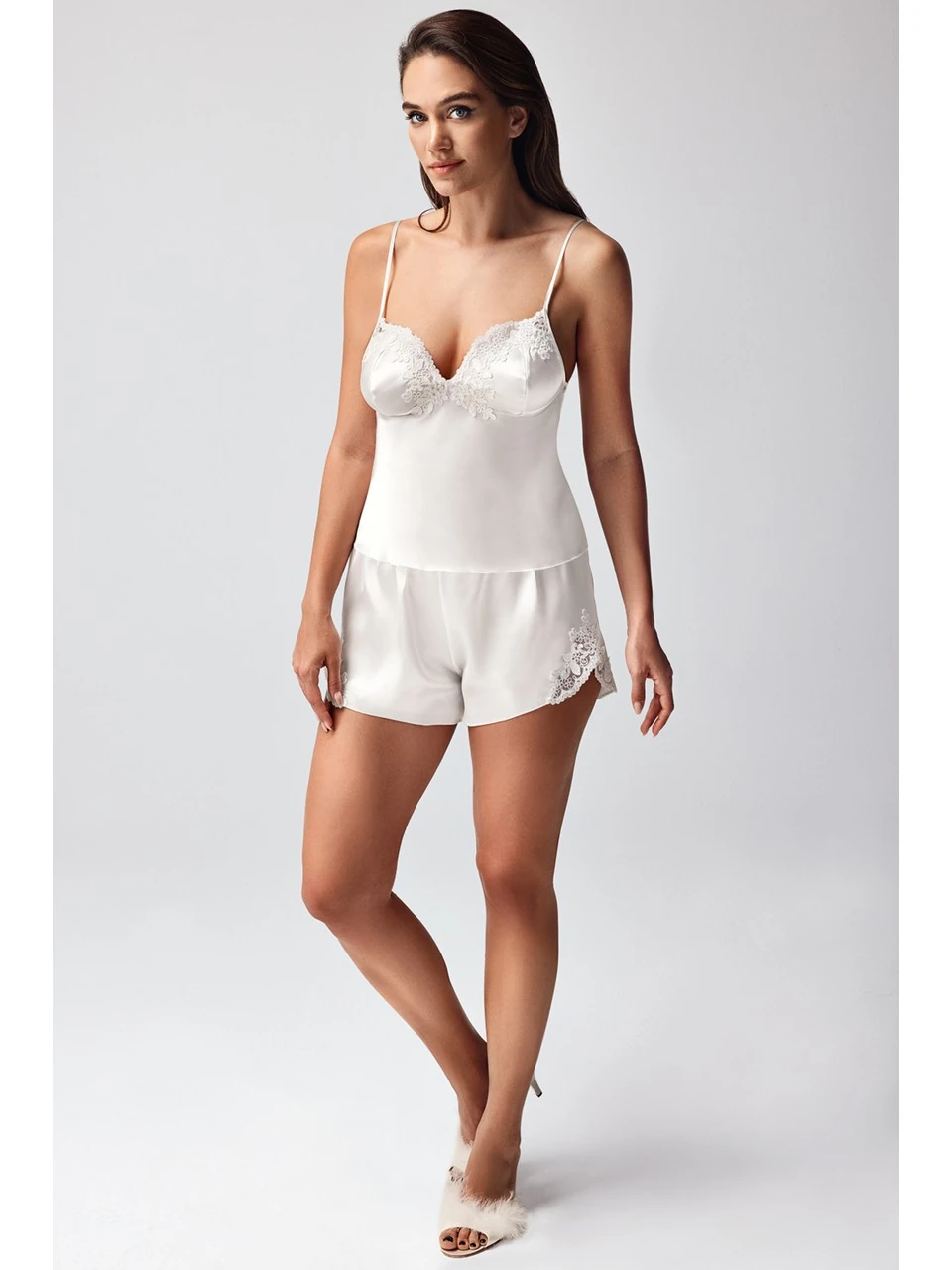 Özel Tasarım 6’lı Saten Dantel Çeyiz Gecelik & Pijama Seti 