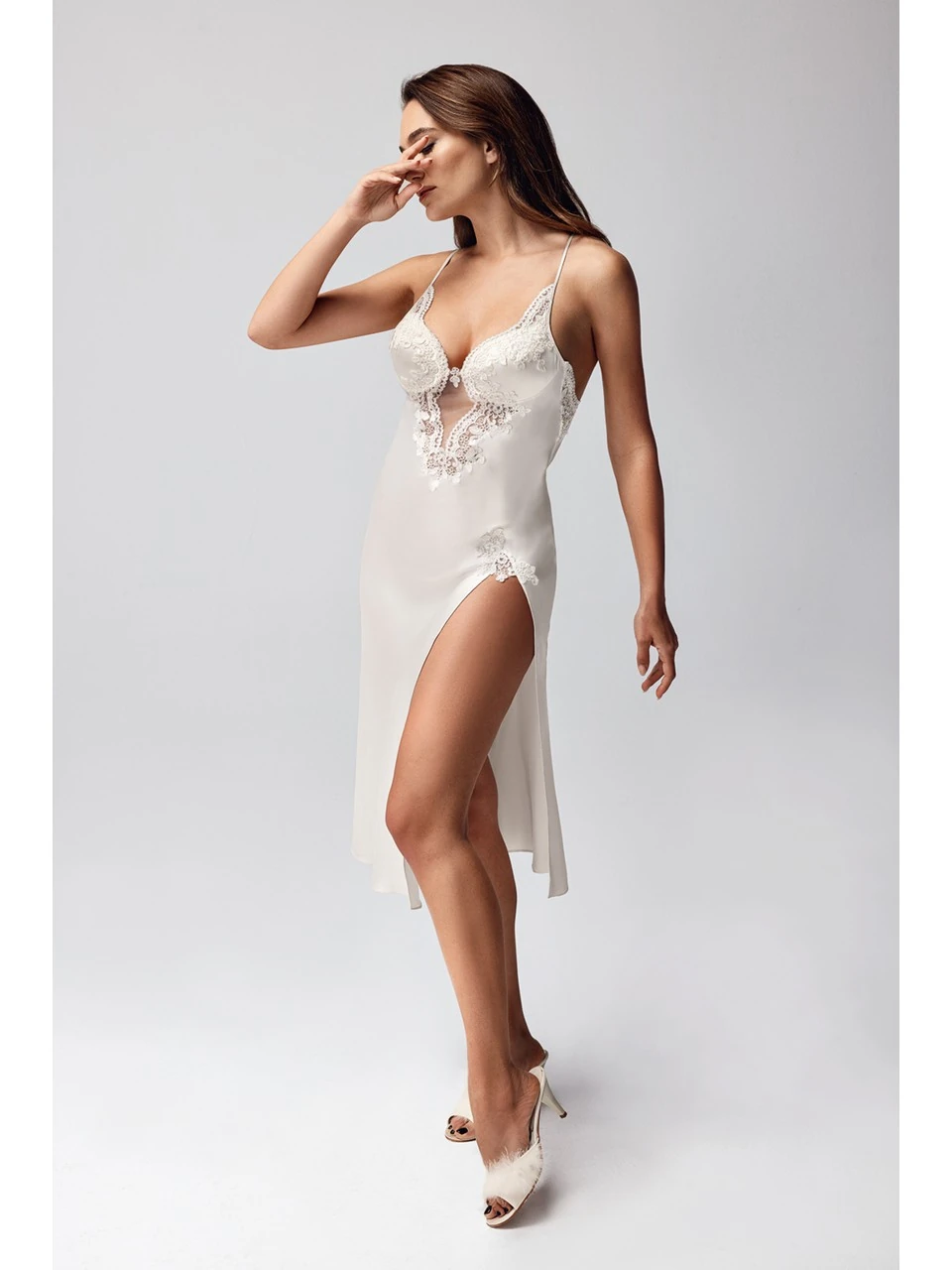 Özel Tasarım 6’lı Saten Dantel Çeyiz Gecelik & Pijama Seti 