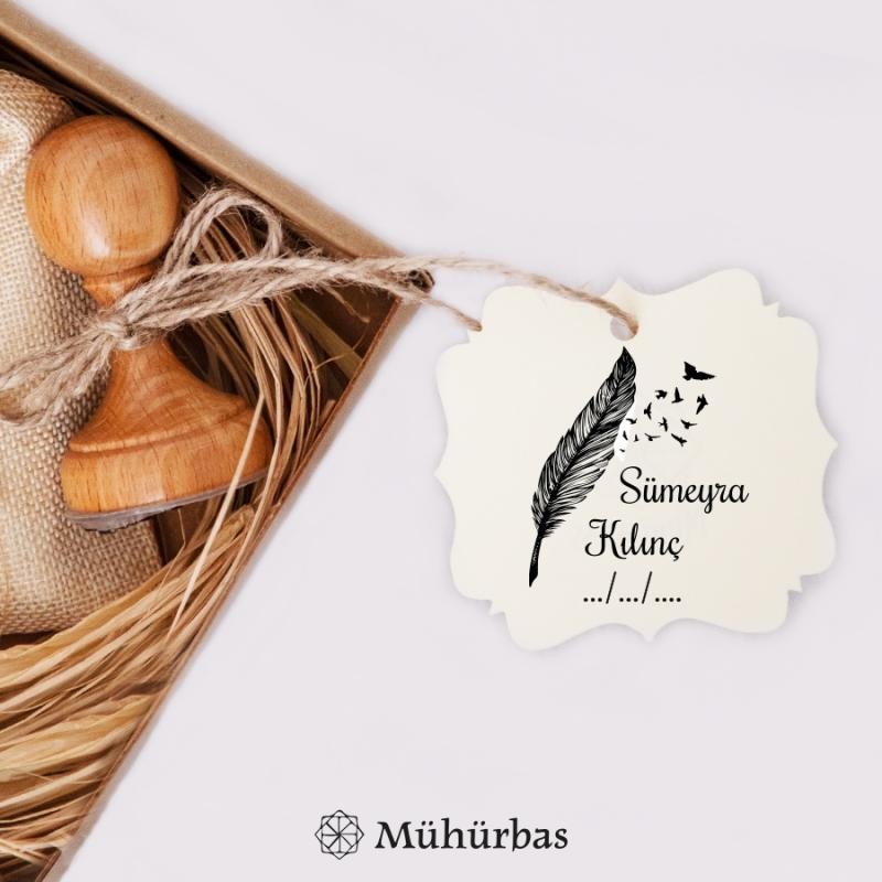 Kuş Tasarımlı Mühür 17