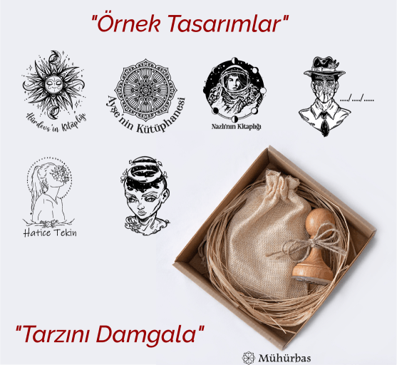Kitap Mührü Kendi Tasarımım Var