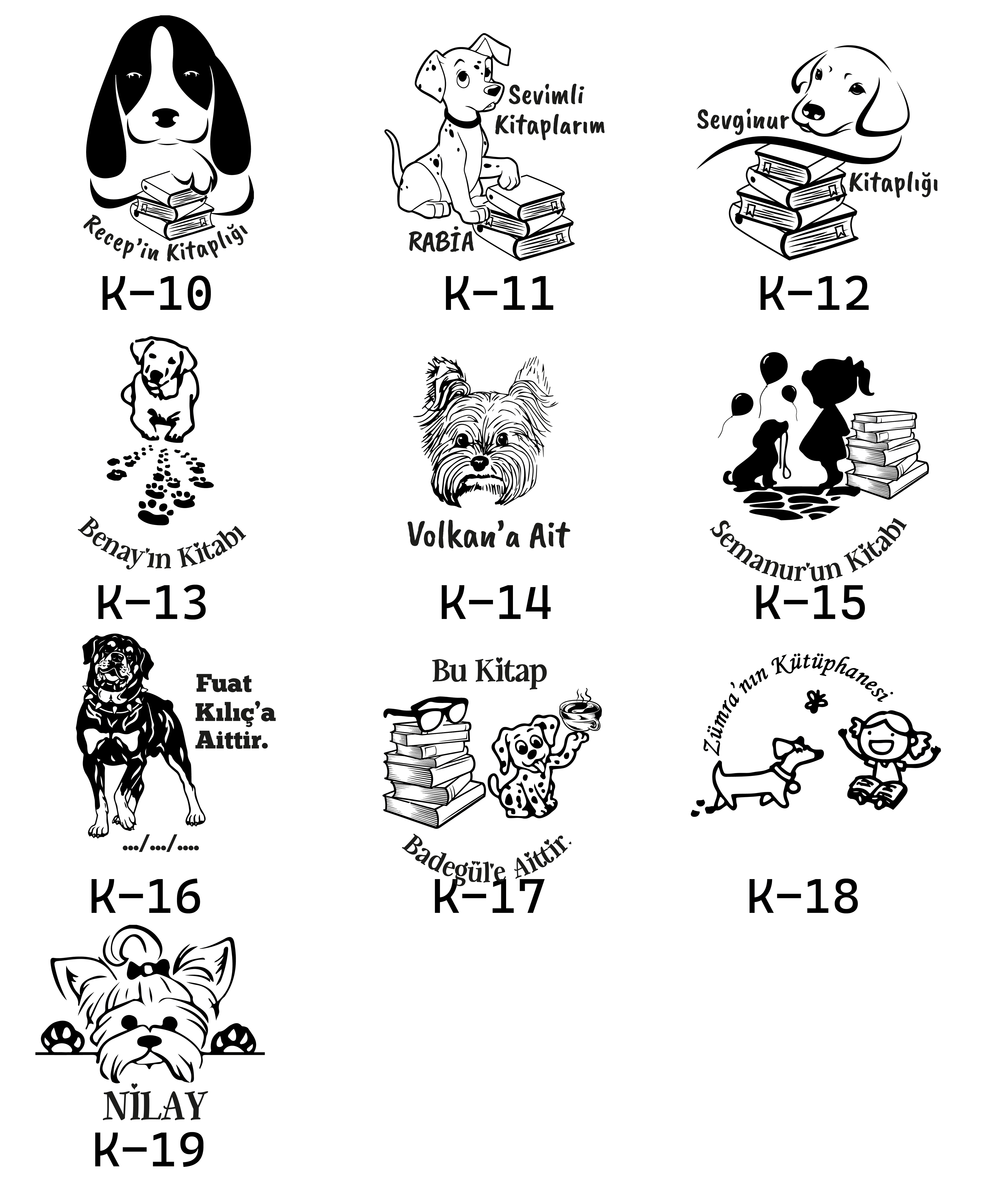 KÖPEKLİ TASARIMLAR