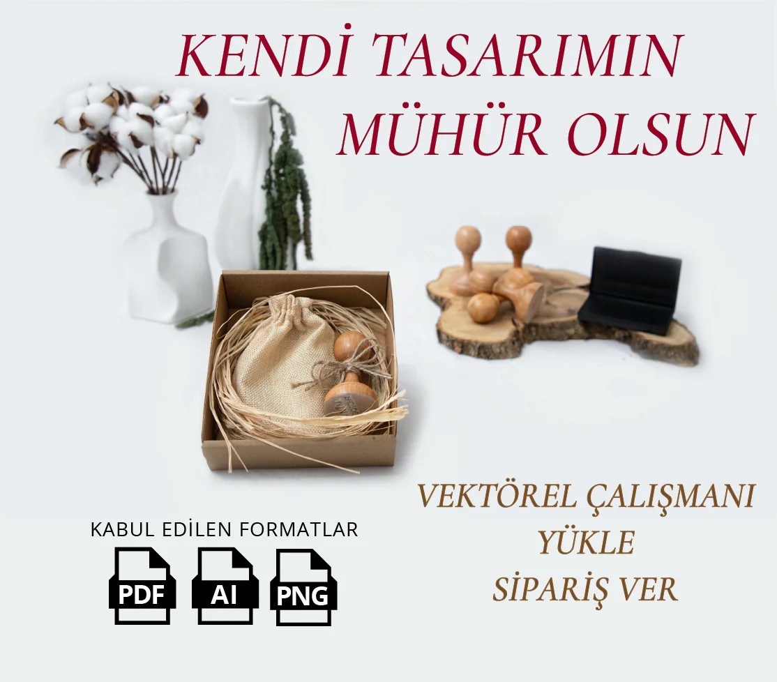 Kitap Mührü Kendi Tasarımım Var