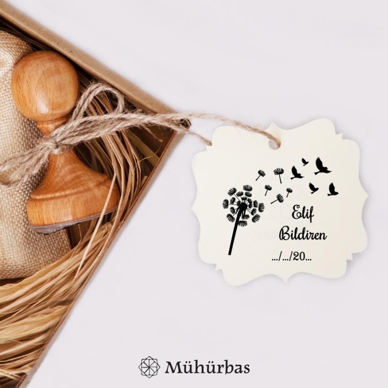 Kuş Tasarımlı Mühür 18