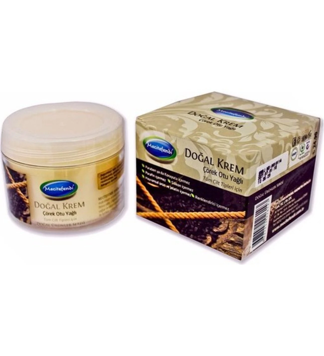 Mecitefendi Doğal Çörekotu Krem 100ml