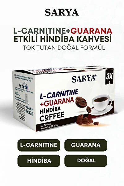 SARYA 3X Form L-Carnitine, Guarana ve Hindiba Şase Coffee