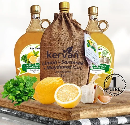 Emr Kervan Limon Sarımsak Maydanoz Kürü 1lt