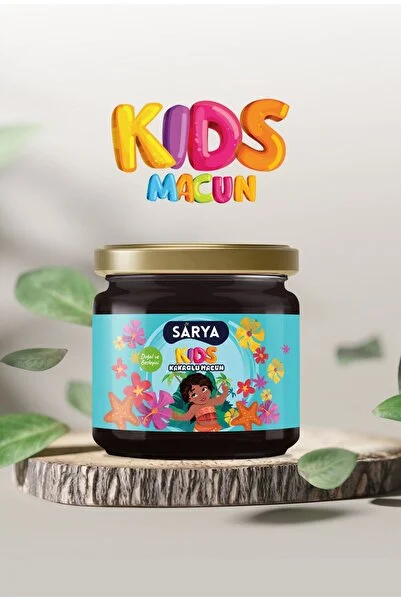 SARYA Kakaolu Kids Macun Çocuklar için Özel - Arı sütü, Propolis, Pekmez ve Vitamin C