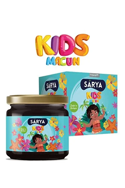 SARYA Kakaolu Kids Macun Çocuklar için Özel - Arı sütü, Propolis, Pekmez ve Vitamin C