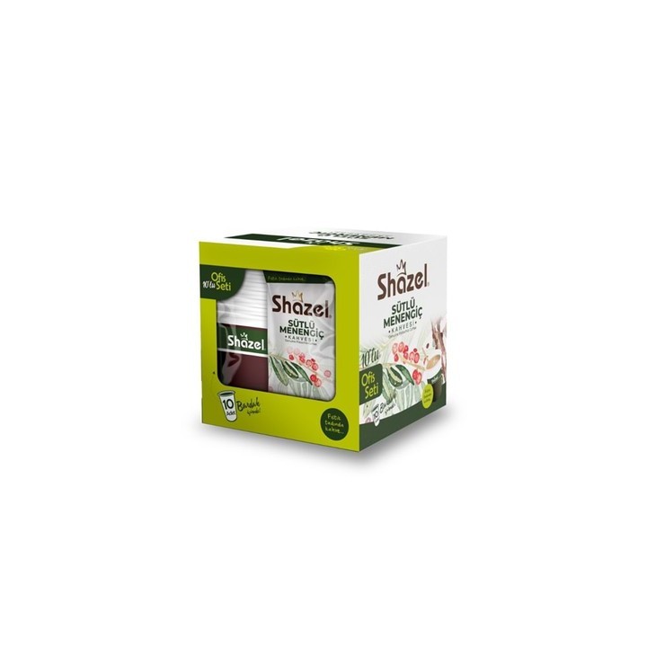 SHAZEL Genuine Pistachio Coffee Office Set 19G x 10 Pieces 