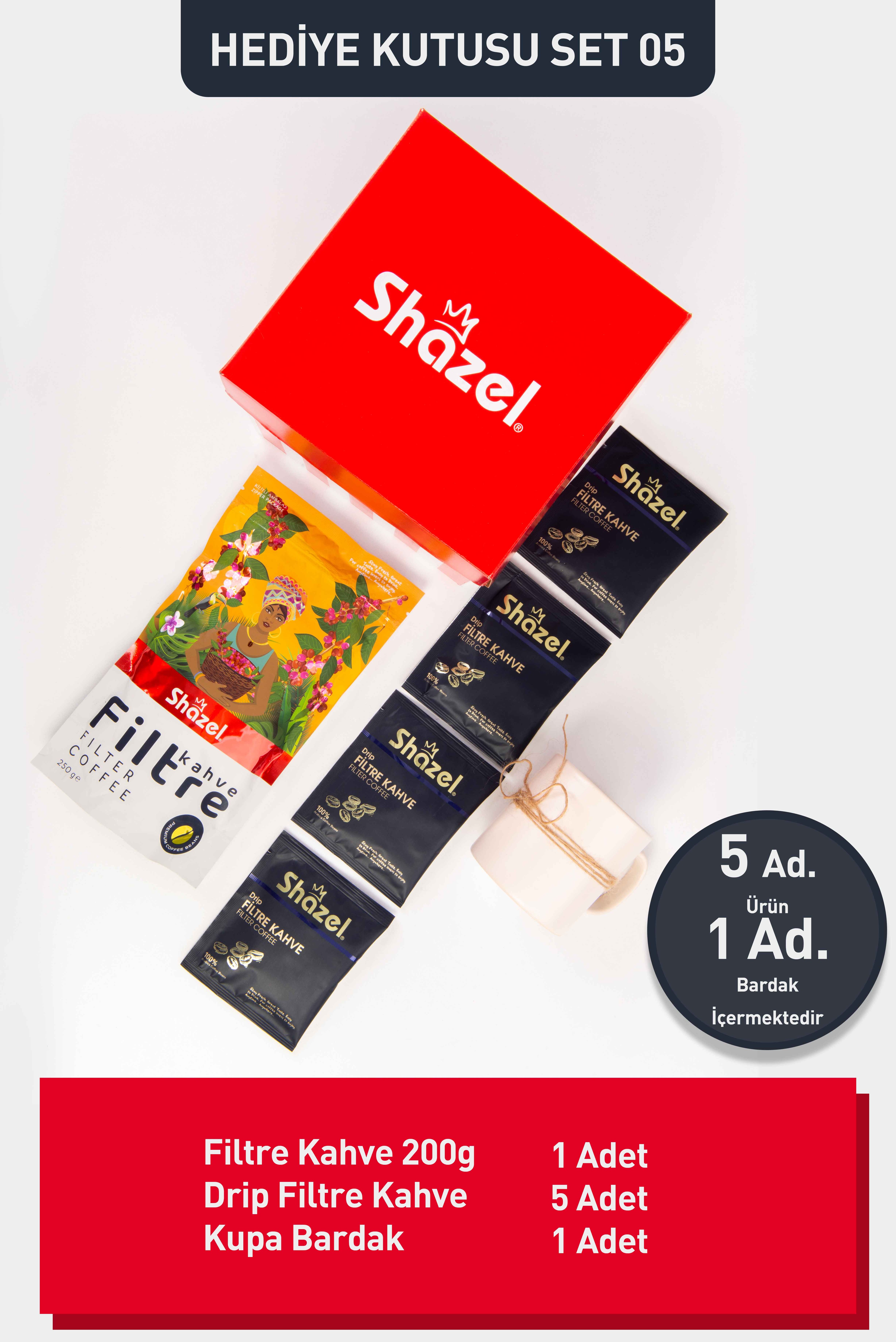 SHAZEL Filter Coffee Gift Set (With Special Blend Filter Coffee and Mug Gift)