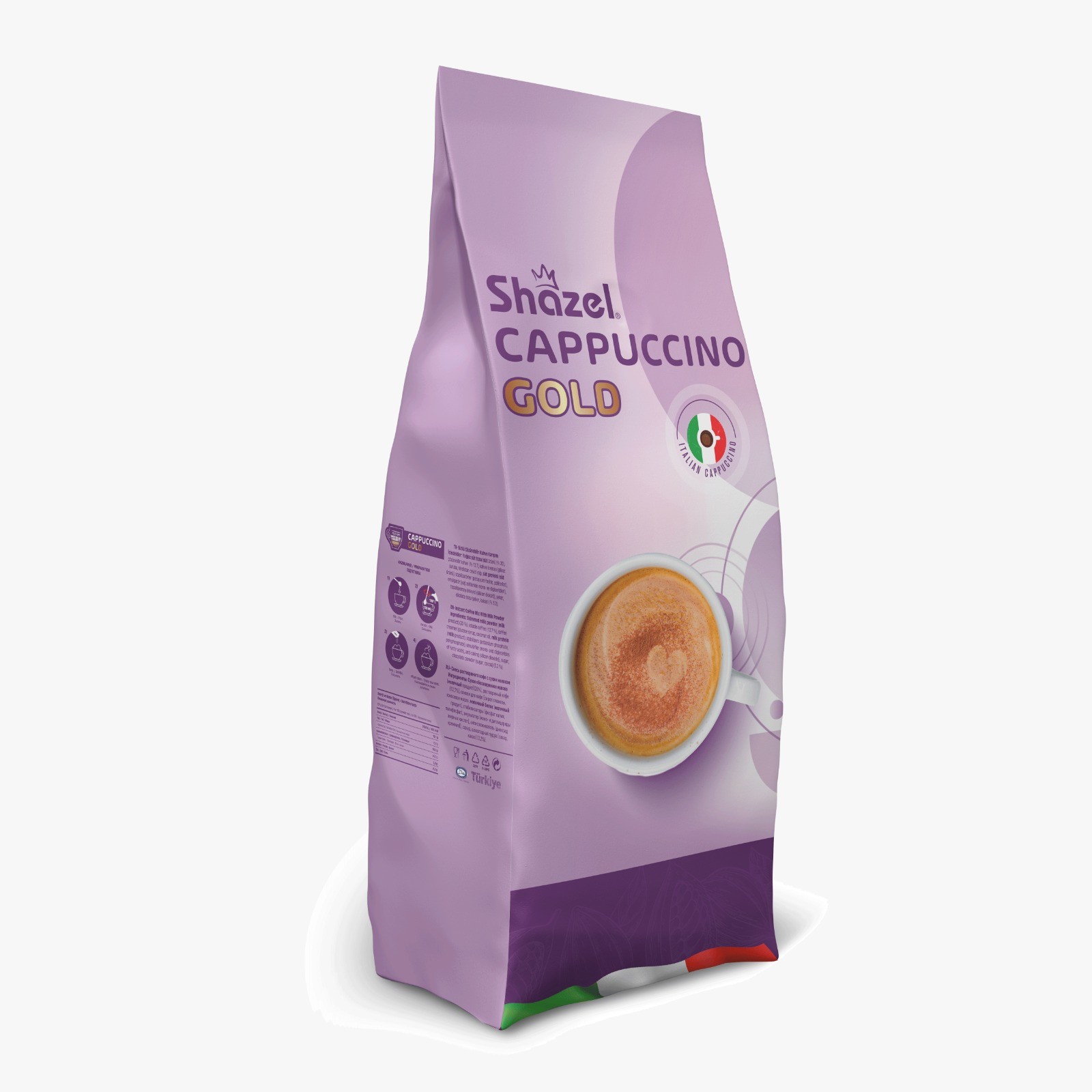 Shazel Cappuccino Gold with Choco Granule - 1000 gr