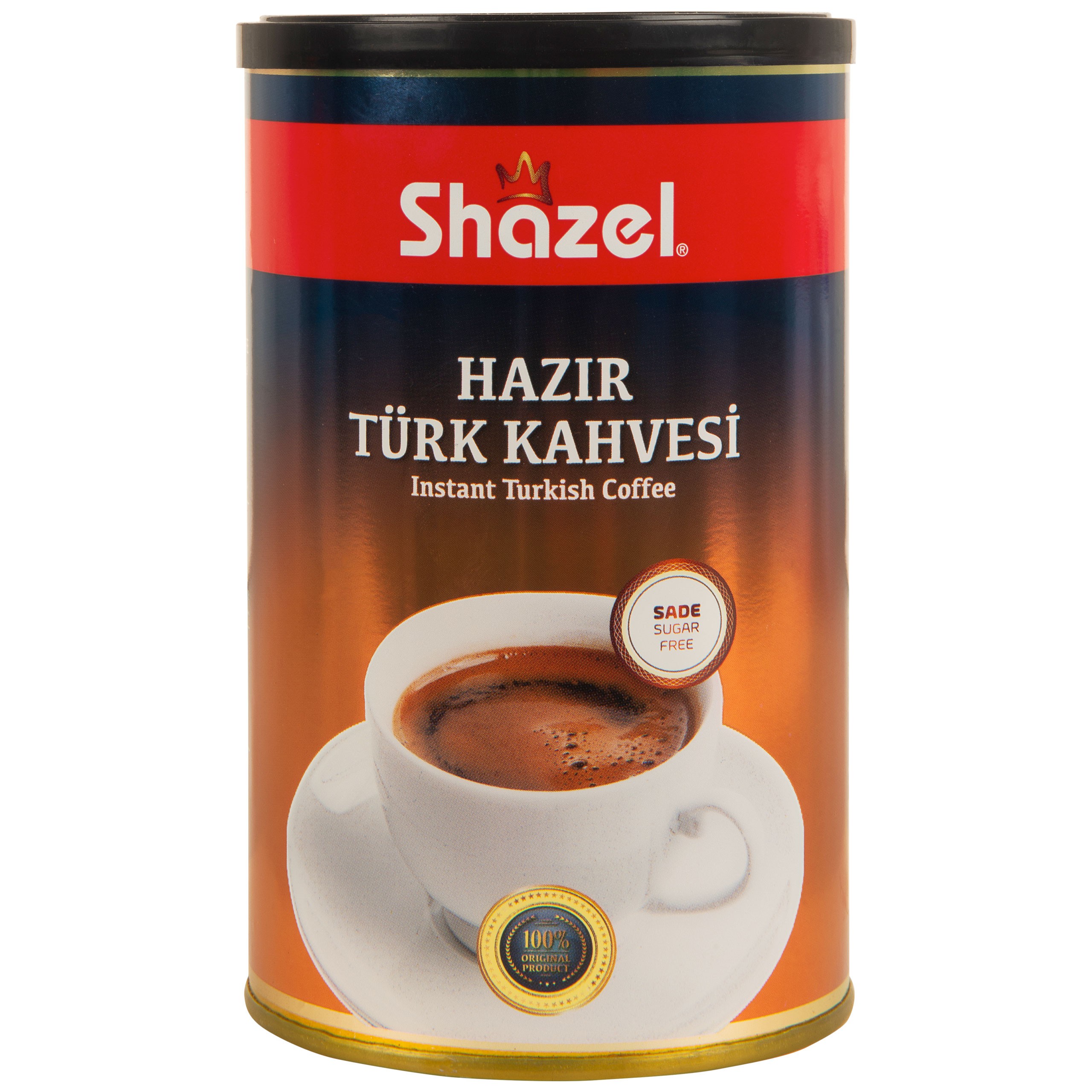 Shazel Instant Turkish Coffee Sugar FREE - 250g