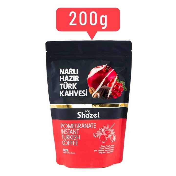 Shazel Pomegranate   Instant Turkish Coffee 200g 