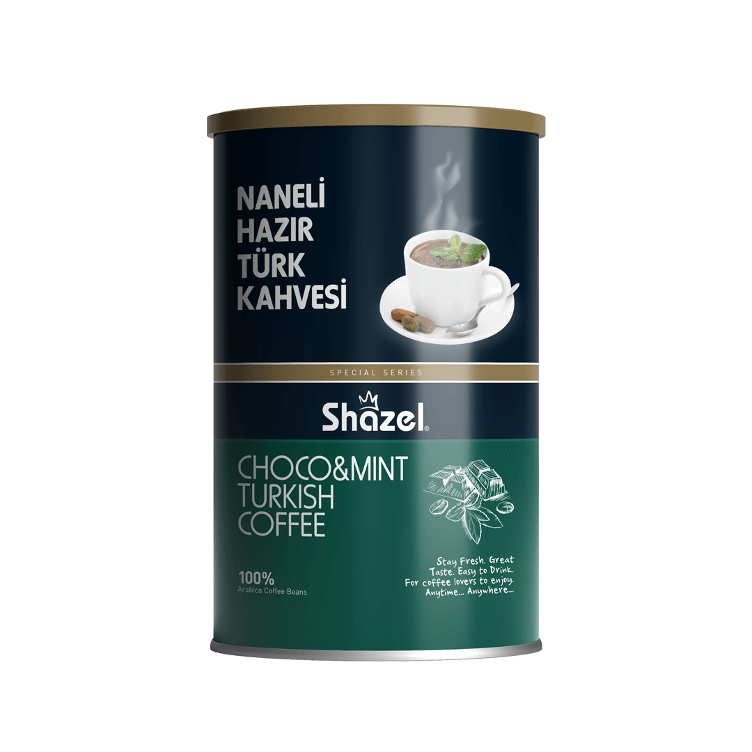 SHAZEL Naneli Hazır Türk Kahvesi 500 gr (Aromalı)
