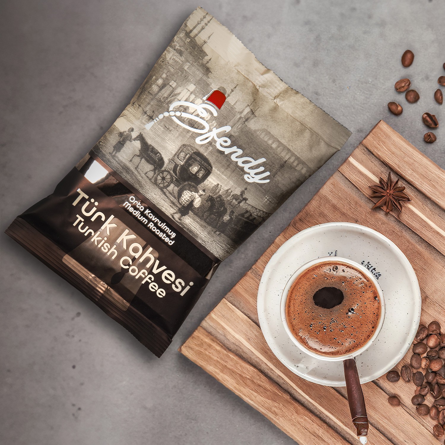 EFENDY Traditional Medium Roasted Turkish Coffee 100g 