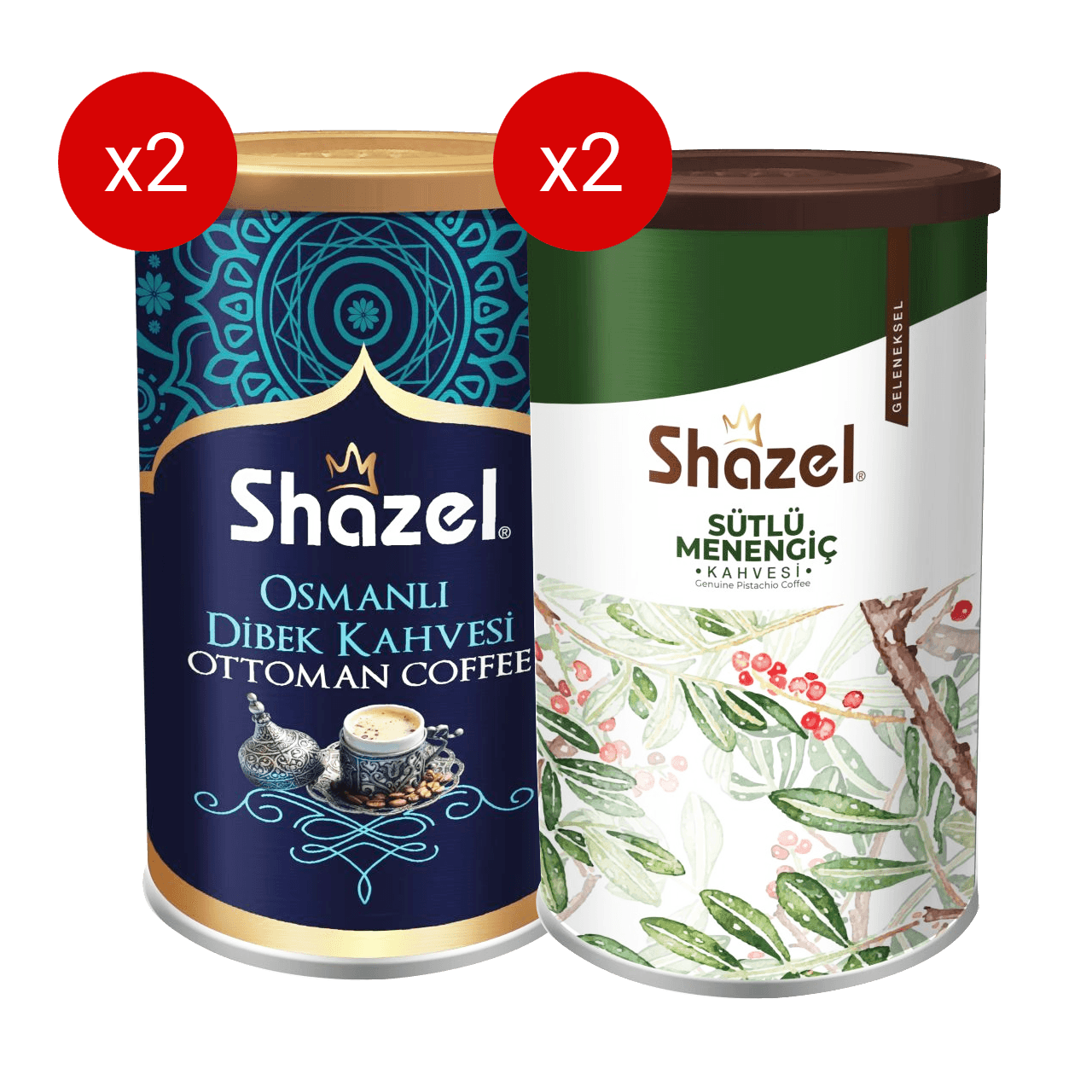 Shazel Ottoman & Pistachio Coffee 250g X 4 Pieces 