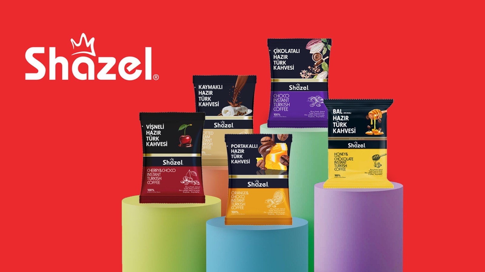 Shazel Special Series 5 Mix 100g x 5 pieces Chocolate/Cream/Cherry/Cherry/Orange/Honey (Flavored)