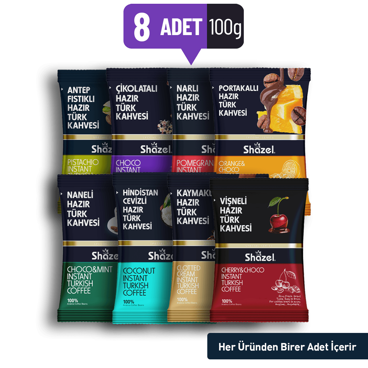 SHAZEL Special Series Her Çeşitten 100G x 1 Adet