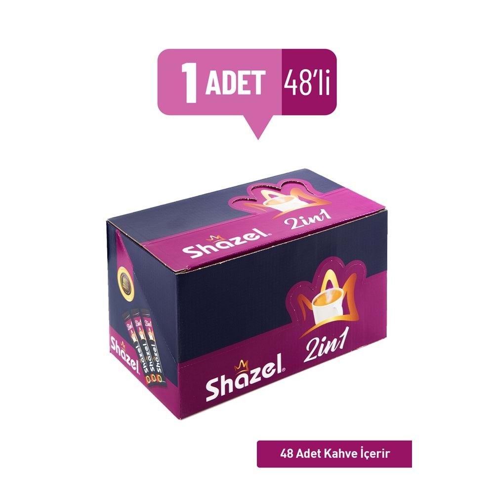 SHAZEL 2IN1 sugar free 10G x 48 Pieces