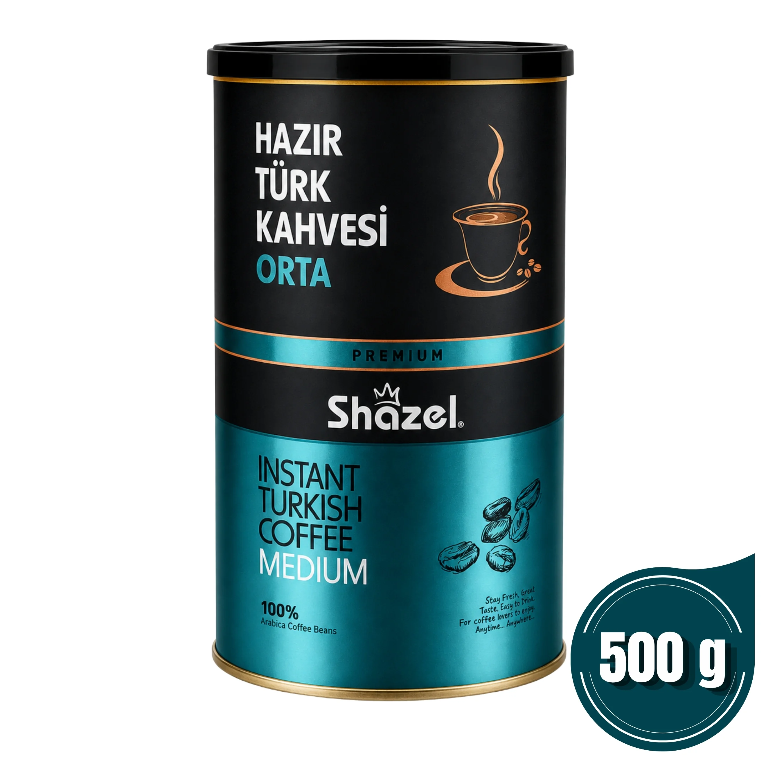 Shazel Mint Instant Turkish Coffee 200g Doypack (Flavoured)