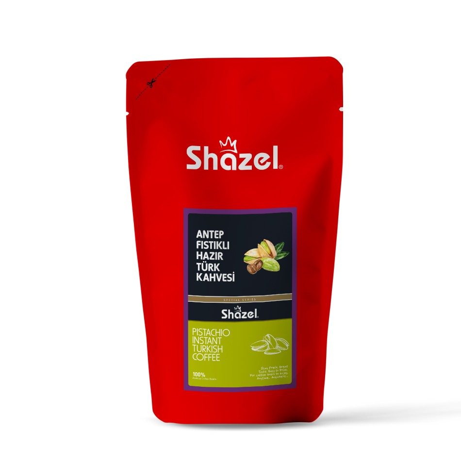 SHAZEL Antep Fıstıklı Hazır Türk Kahvesi 1000 G