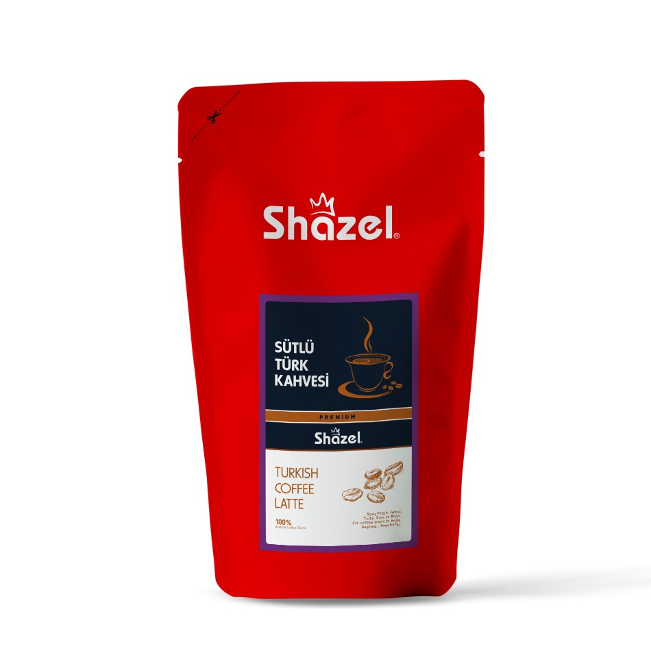 SHAZEL Sütlü Hazır Türk Kahvesi 1 kg - SADE