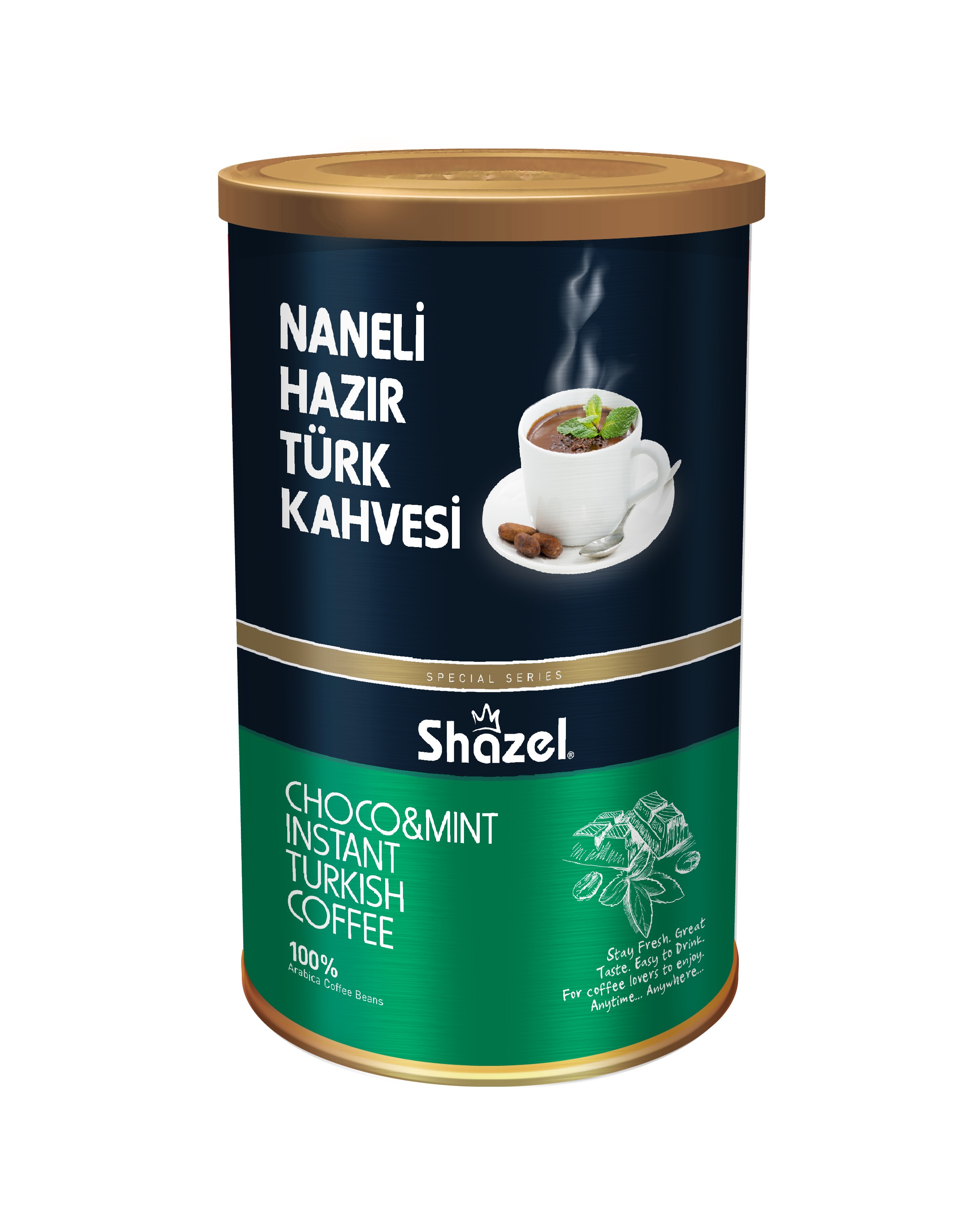 SHAZEL Naneli Hazır Türk Kahvesi 500 gr (Aromalı)