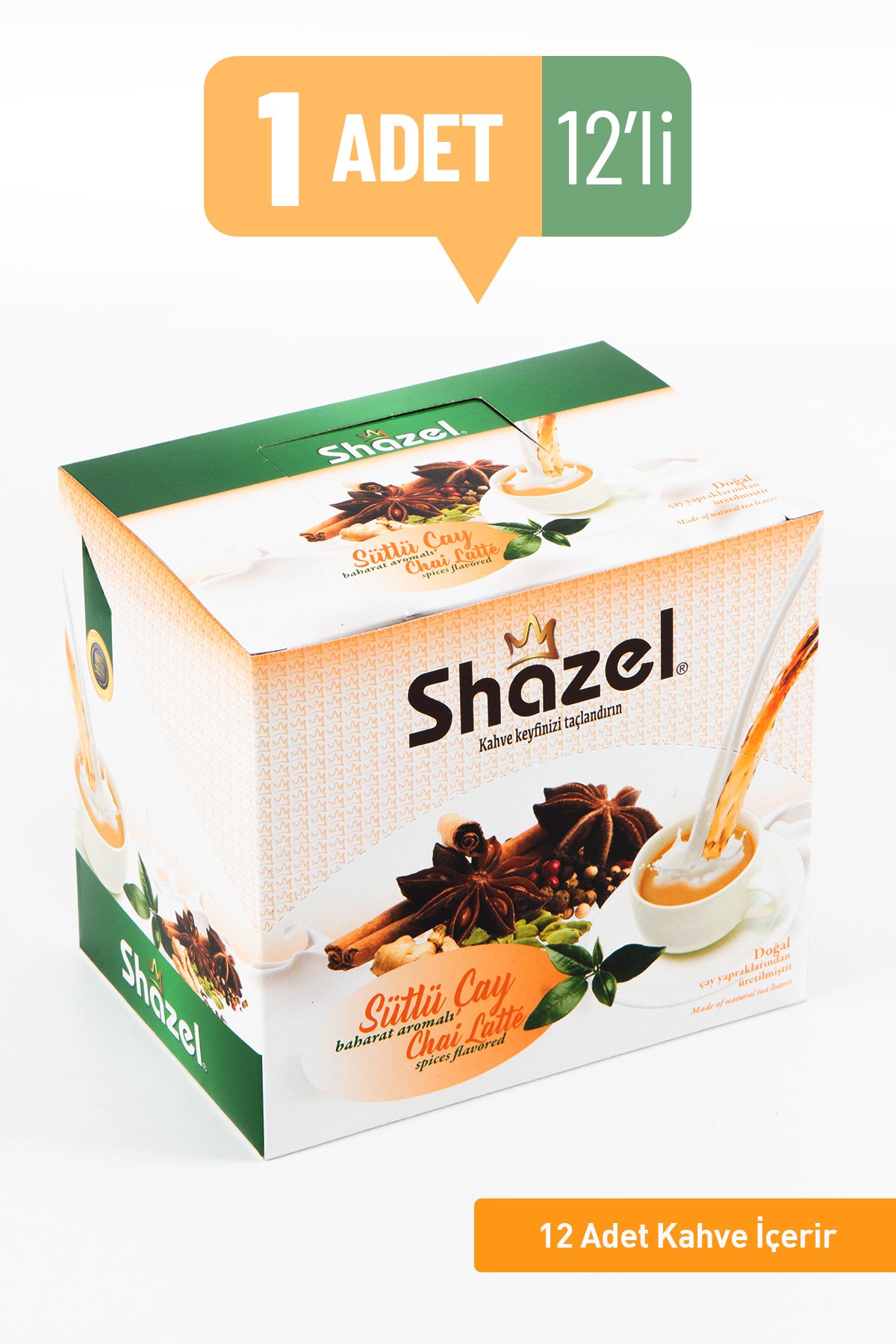 CHAI TEA LATTE BAHARATLI 19g x 12 Adet