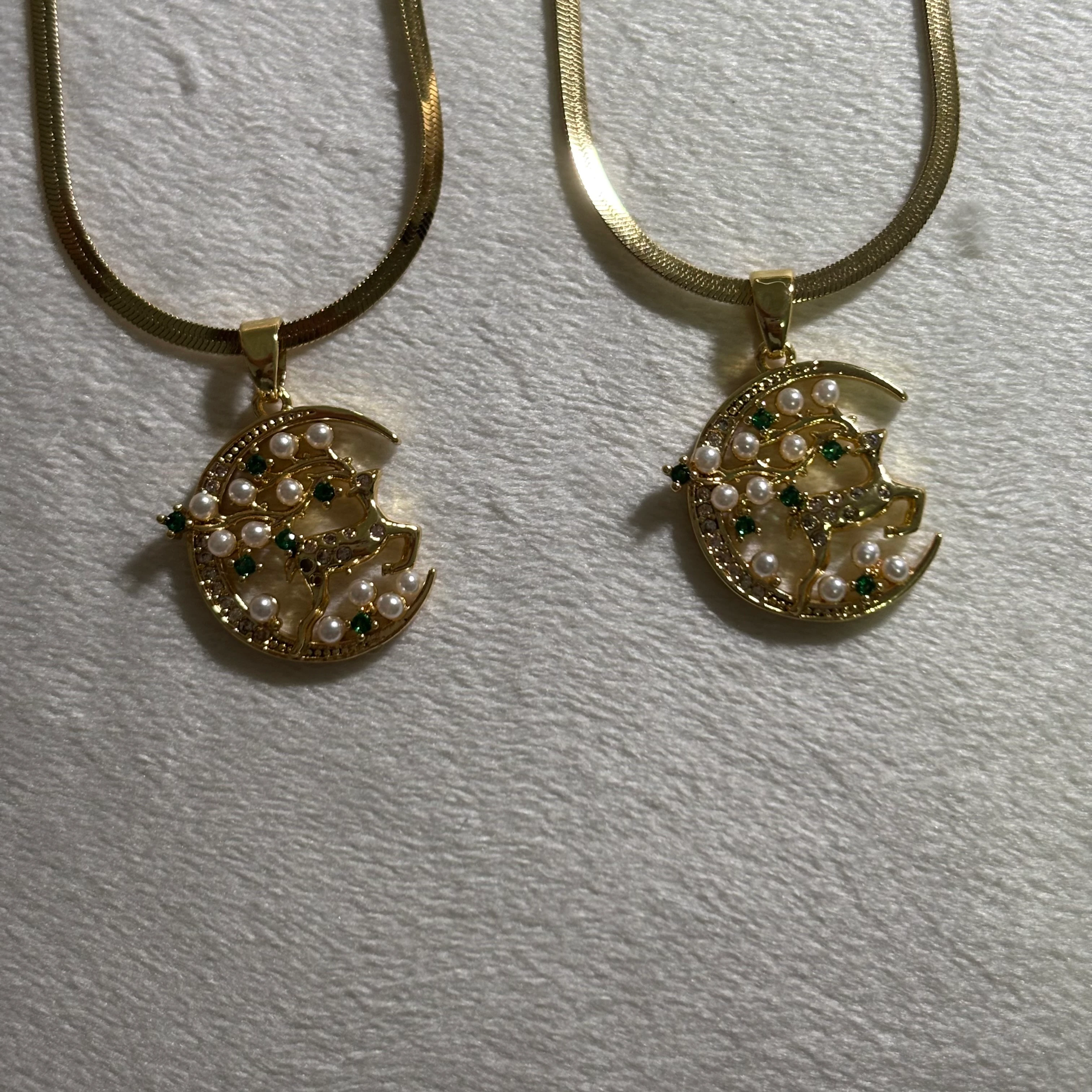 çelik kolye | geyik 