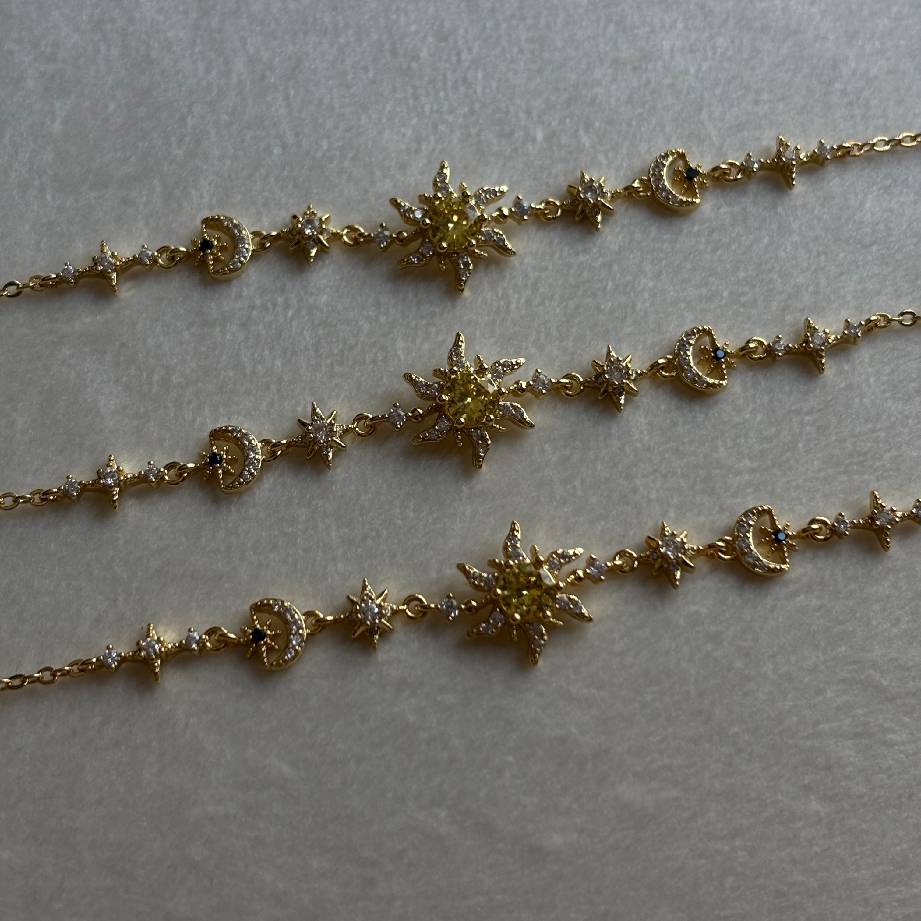 güneşli bileklik | gold 