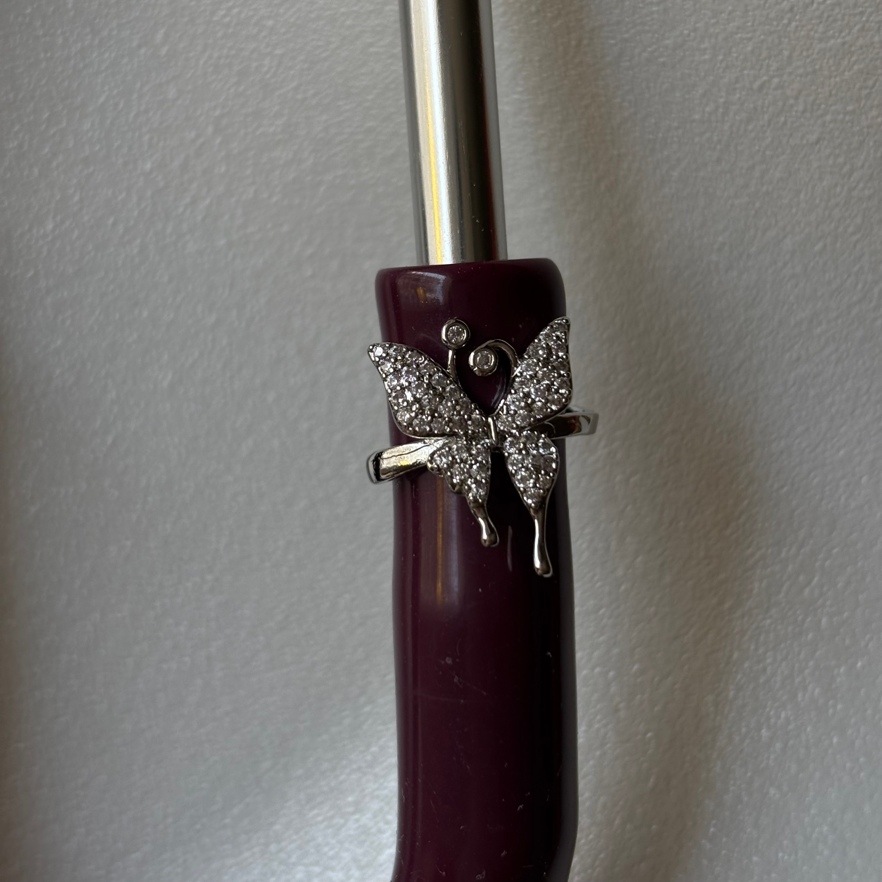 taşlı kelebek charm 
